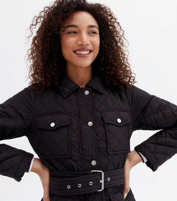 Stone Puff Sleeve Belted Trench Coat 