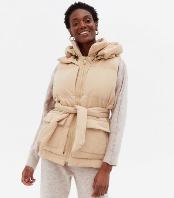 Blue Vanilla Blue Hooded Cropped Puffer 