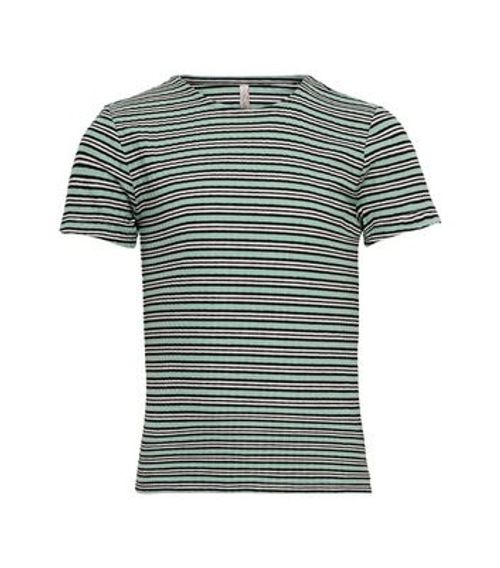 KIDS ONLY Green Stripe Ribbed...