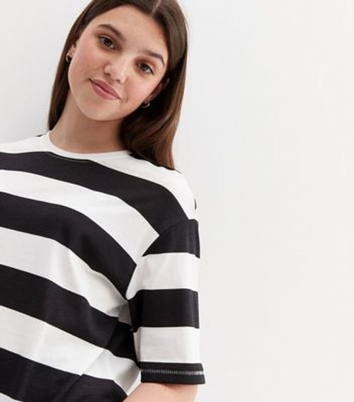 KIDS ONLY Black Stripe Top...