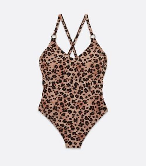 Curves Brown Leopard Print...