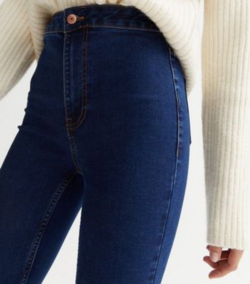 Blue High Waist Brooke Flared Jeans