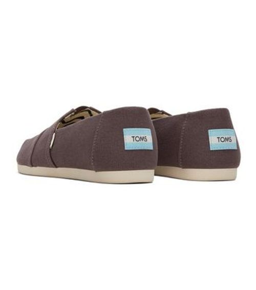 TOMS Pale Grey Canvas Slip On...