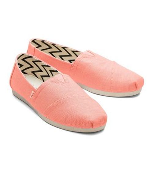 TOMS Coral Canvas Slip On...