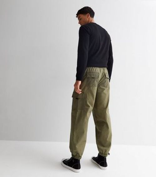 Men's Khaki Relaxed Fit Cargo...