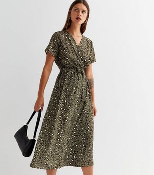 Gini London Olive Leopard...