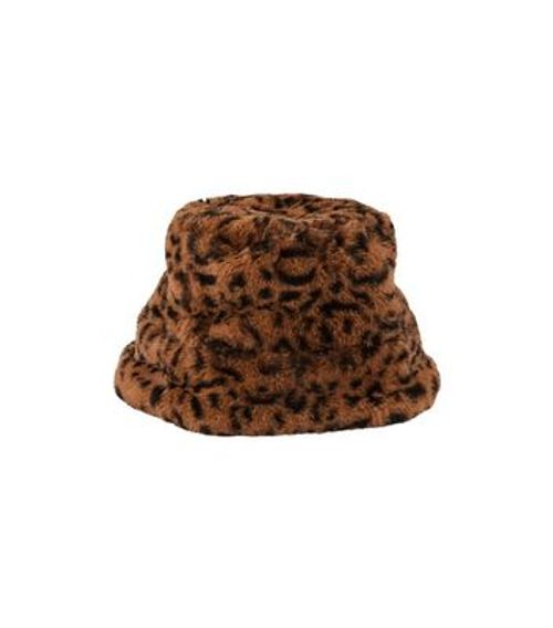 PIECES Brown Leopard Print...