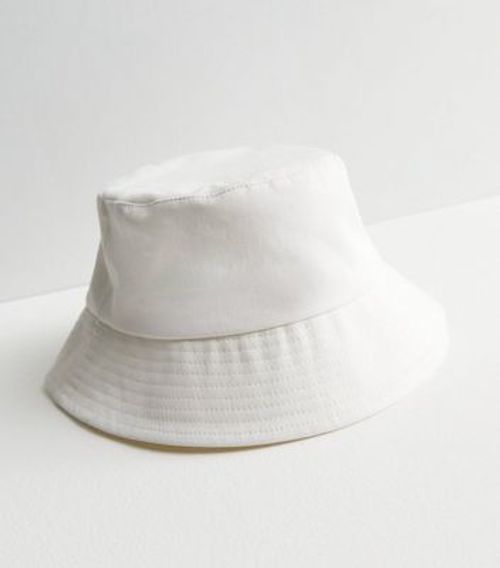 Men's Off White Bucket Hat...