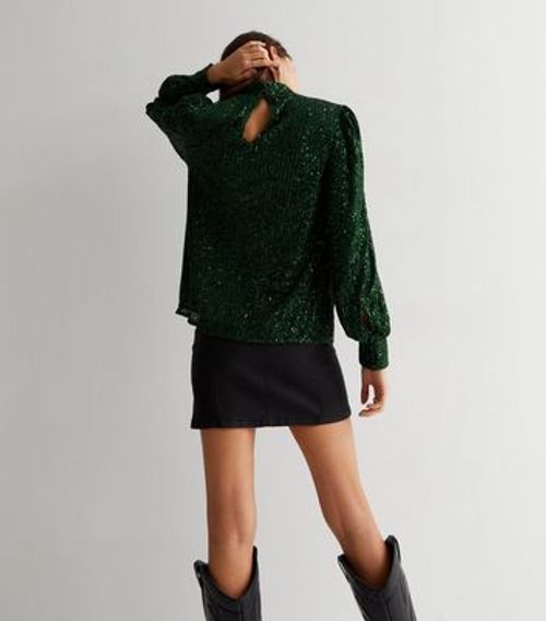 Gini London Green Sequin High...