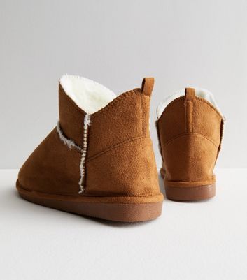 Faux Fur Sloth Boot Slippers 