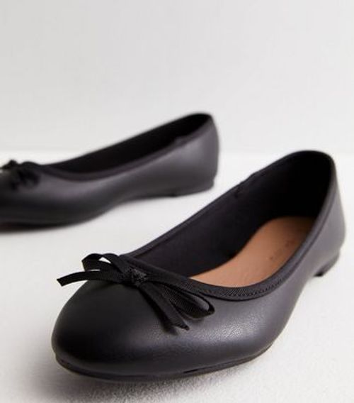 Black Ballerina Pumps New...