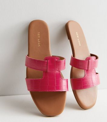 New look deals pink sandals