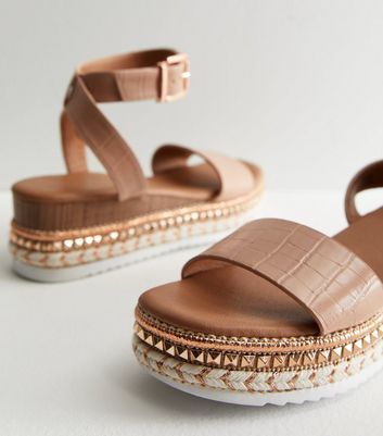 Studded store flatform sandals