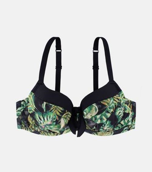 Dorina Curve Green Leaf Print...