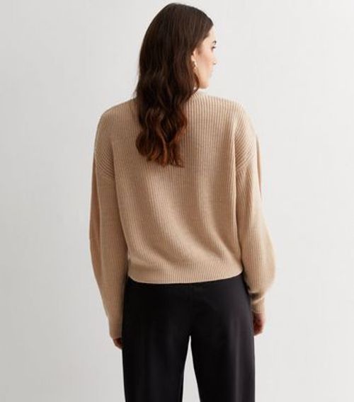 Camel Stitch Knit Crop Jumper...