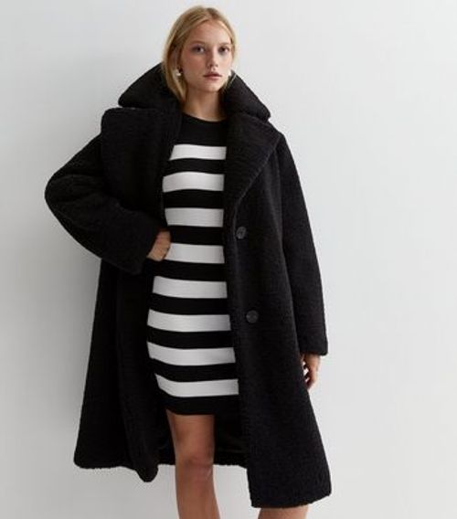 Black Teddy Long Coat