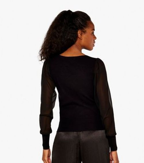 Apricot Black Knit Square...