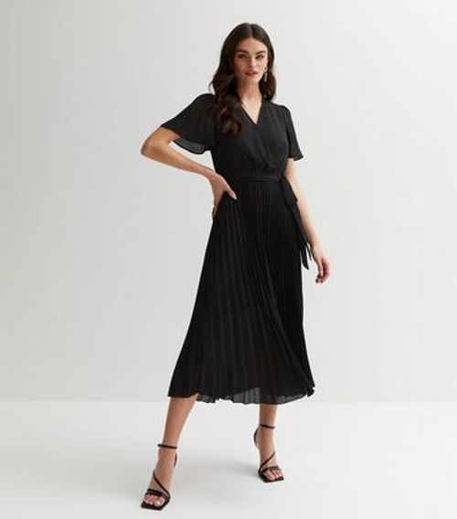 Gini London Black Pleated...