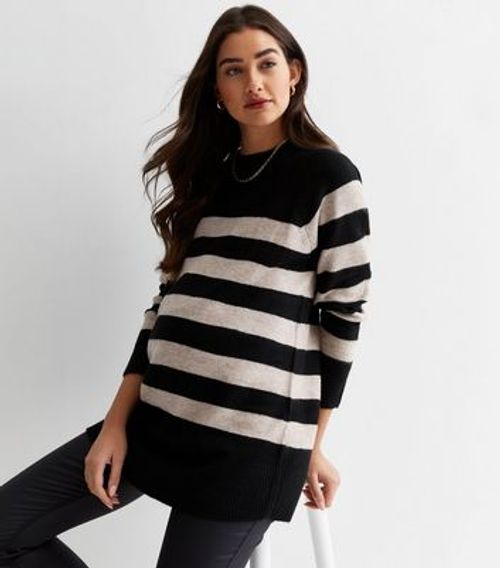 Maternity Black Stripe...