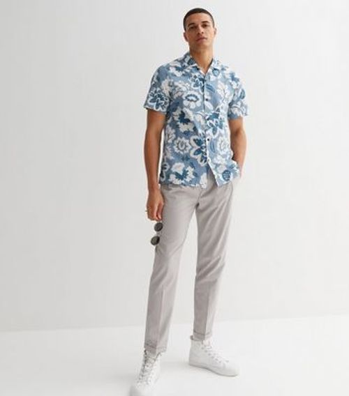 Men's Farah Pale Blue Floral...