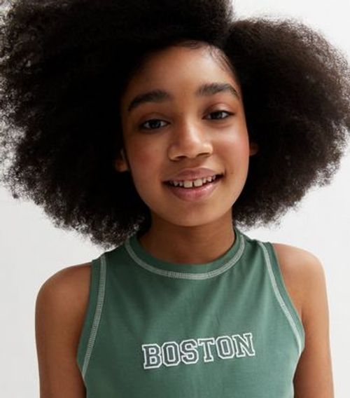 Girls Khaki Boston Logo Hanky...