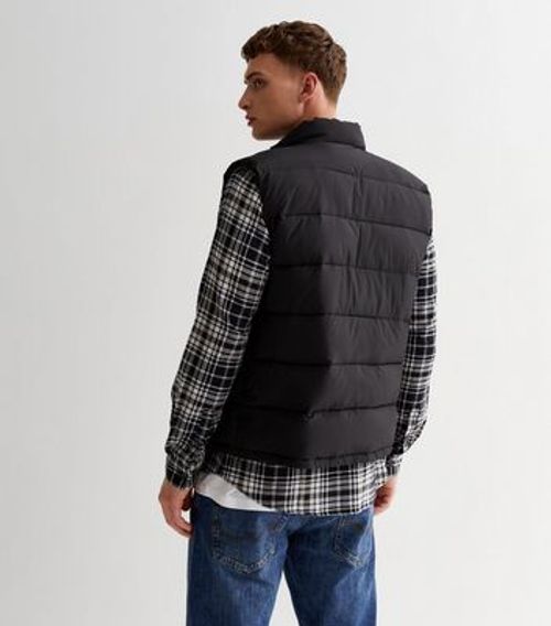 Men's Black Padded Gilet New...