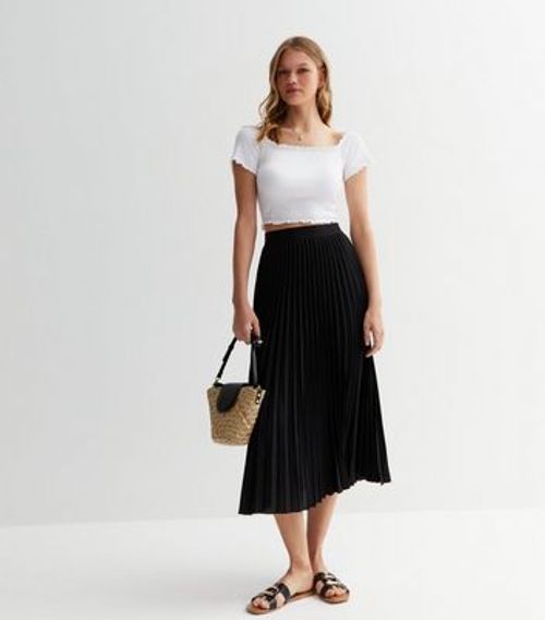 Gini London Black Pleated...