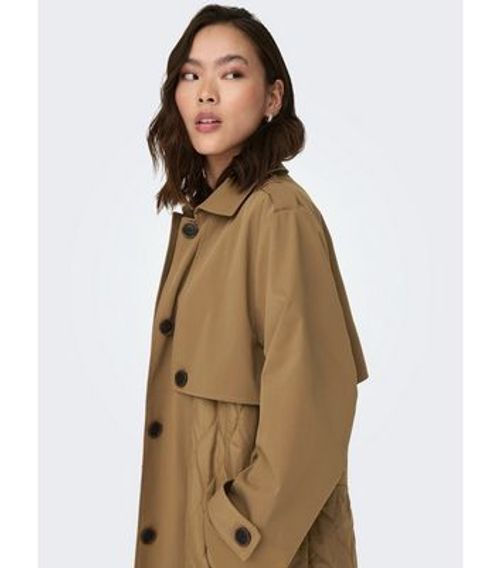 ONLY Camel Belted Trench Coat...