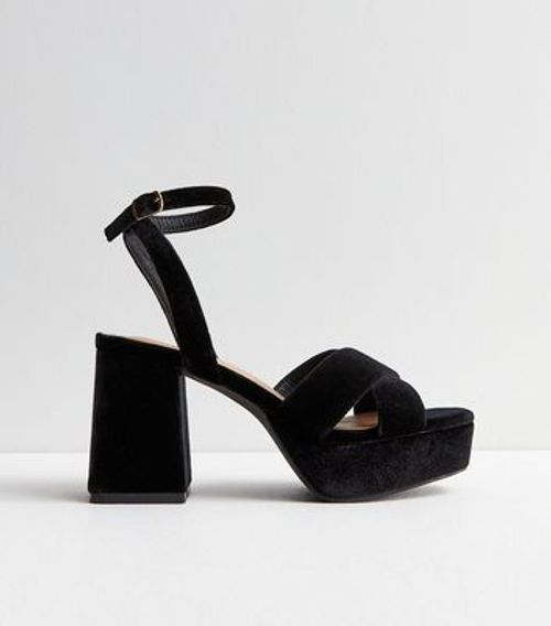 Black Velvet 2 Part Platform...