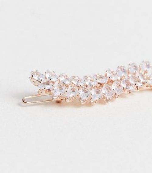 Rose Gold Diamanté Hair Slide...