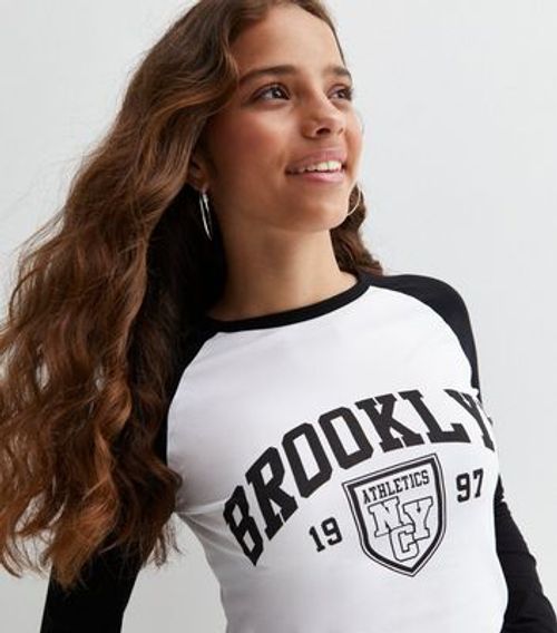 Girls Black Brooklyn Logo...