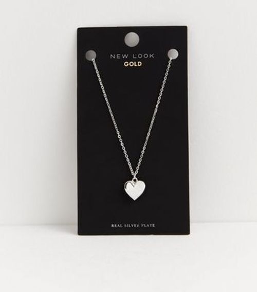 Silver Plated Heart Pendant...