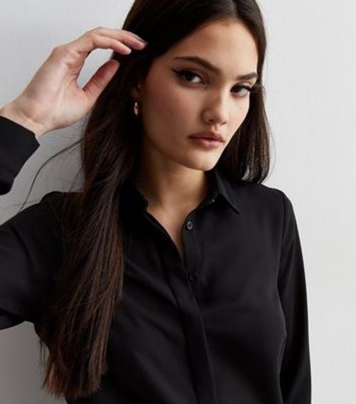 Black Long Sleeve Shirt New...