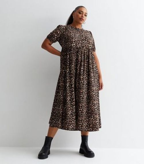 Curves Brown Leopard Print...