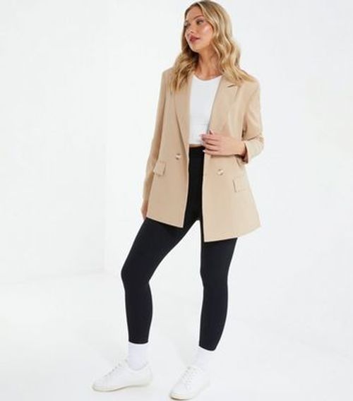 QUIZ Camel Oversized Blazer...