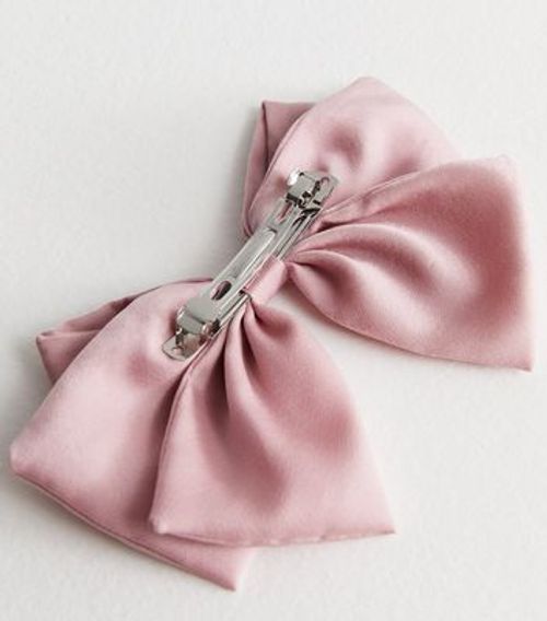 Red Satin Bow Hair Band