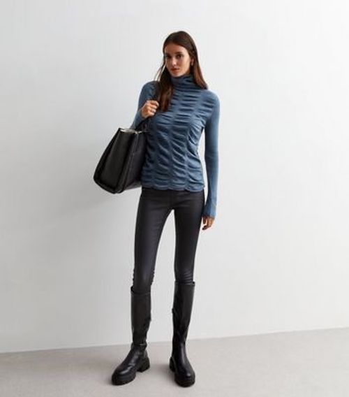 Gini London Blue Fine Knit...