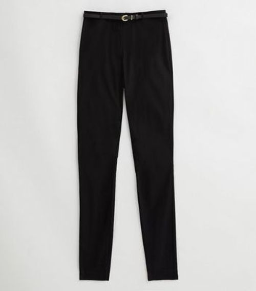 Tall Black Paperbag Trousers