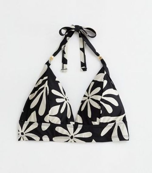 Curves Black Floral Triangle...