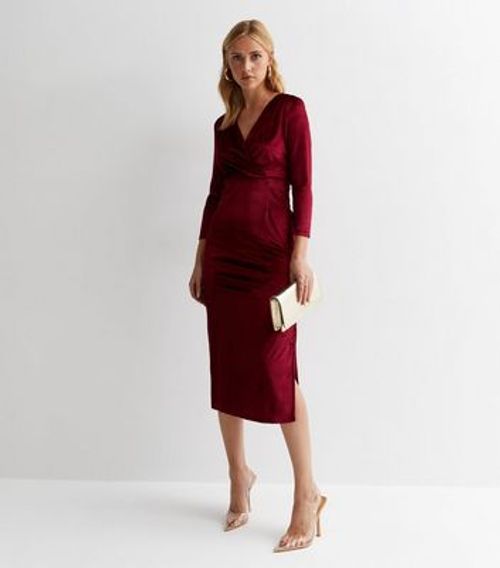 Gini London Burgundy Velvet...