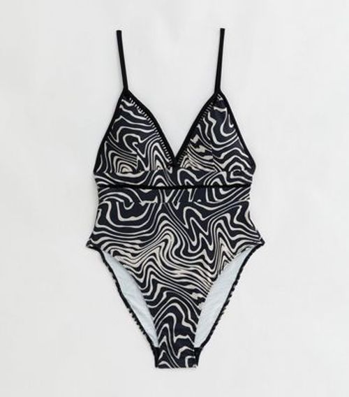 Gini London Black Swirl Print...