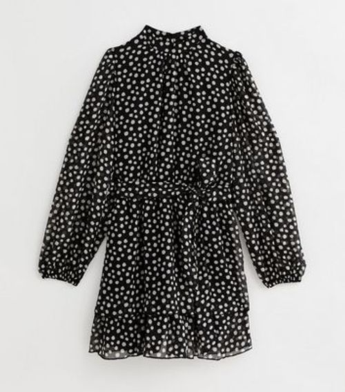 Tall Black Spot Chiffon...