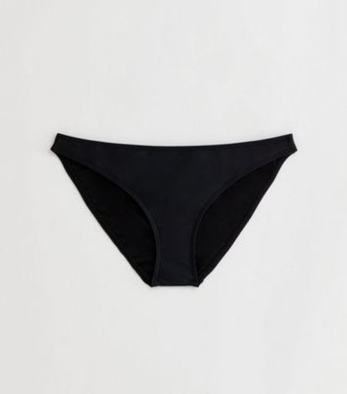 Black Hipster Bikini Bottoms