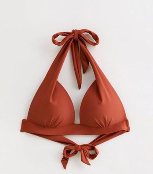 Rust Moulded Triangle Bikini...