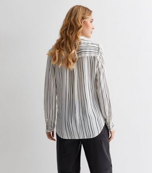 White Stripe Long Sleeve...