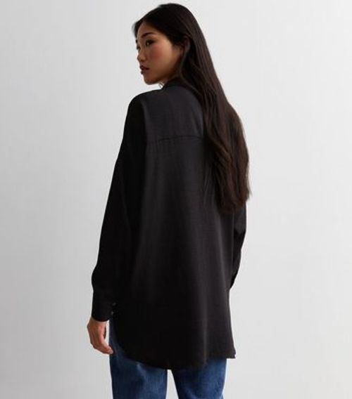 Black Long Sleeve Oversized...