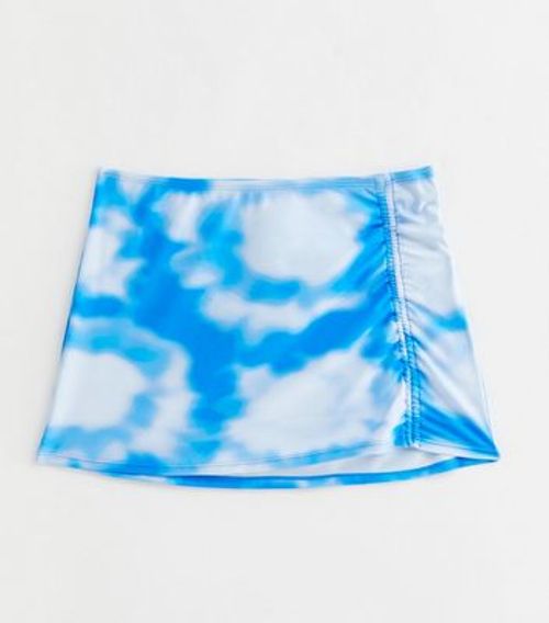 Girls Blue Tie Dye Mini Beach...