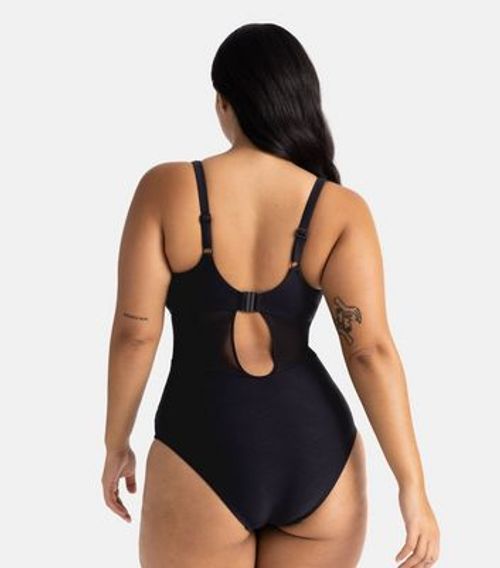 Dorina Curves Black Mesh...