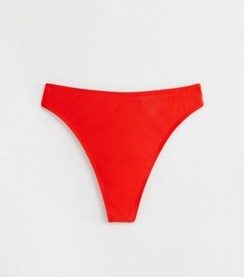 Red Thong Bikini Bottoms New...