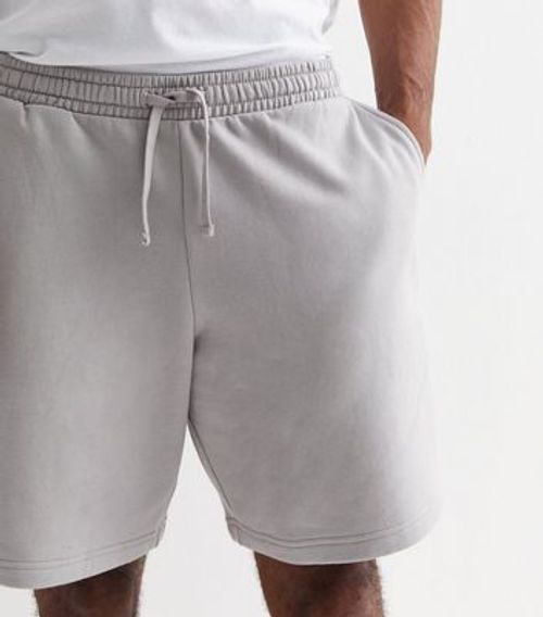 Men's Pale Grey Drawstring...